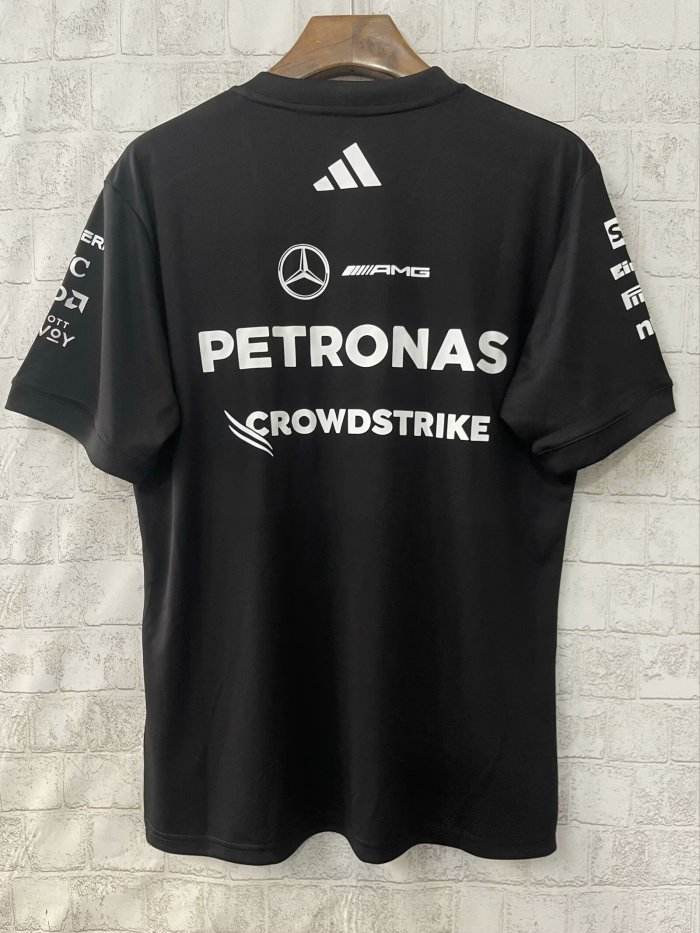 2025 Mercedes AMG Petronas T-Shirt Black NO Number