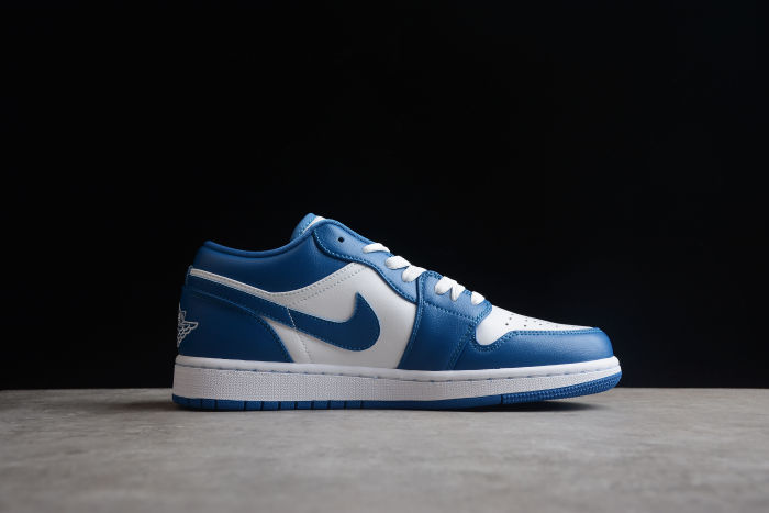 Air Jordan 1 Low Dark Marina Blue White DC0774-114