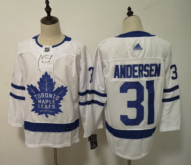 Toronto Maple Leafs Home Jersey White 2022 NO.31 ANDERSEN