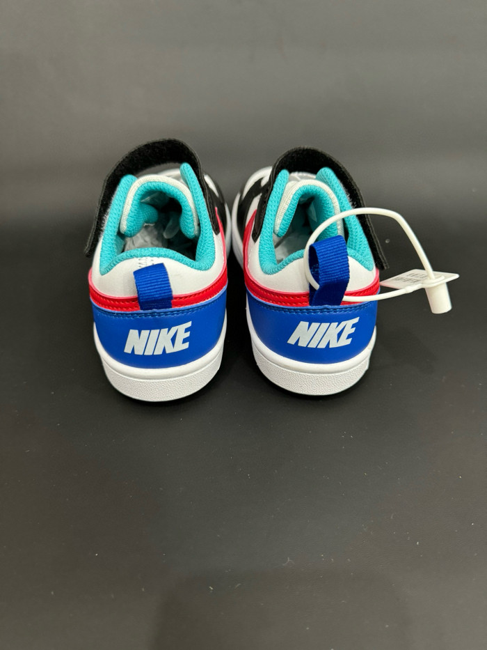 Air Force Low Top Work Kids Shoes FG22-36 Black White Red