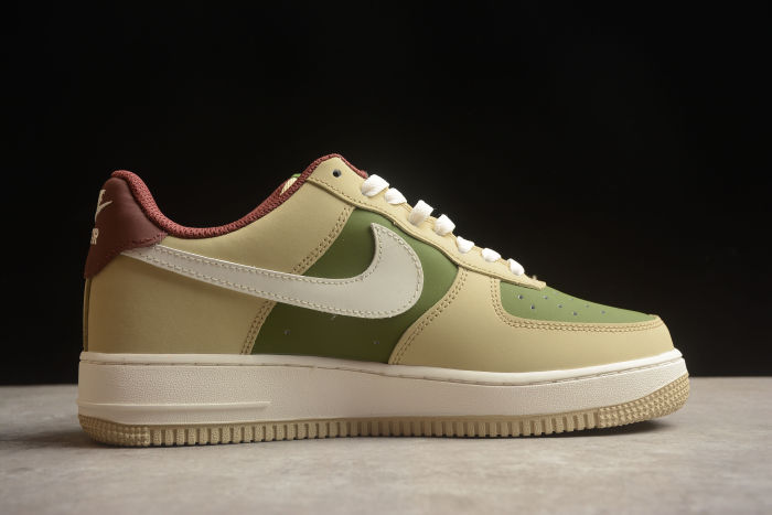 Air Force 1 07 Low The North Face Khaki Brown Green BS9055-727