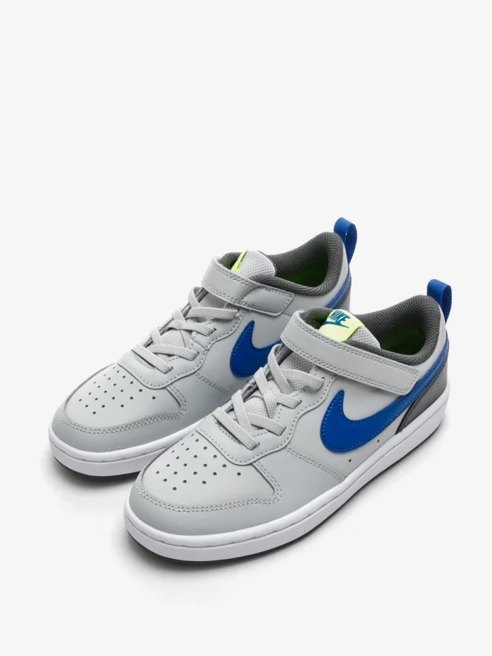 Air Force Low-top Children's Leather Sneakers Grey Blue