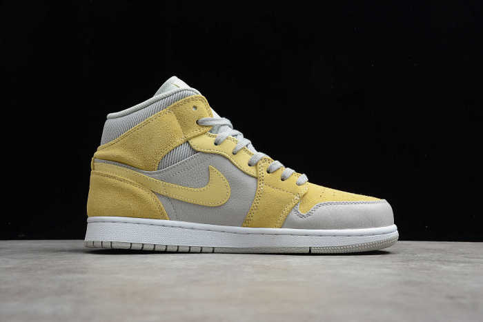 Air Jordan 1 Mid Mixed Textures Yellow DA4666-001
