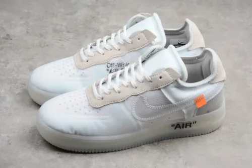 Off White x Air Force 1 Virgil Low White with Zip-Tie A04606-100