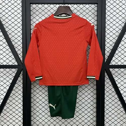 Portugal 2025 Home Long Sleeve Kids Suit