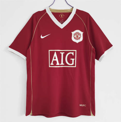 Manchester United Home Retro Jersey 06/07
