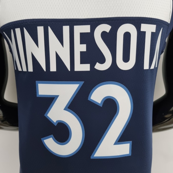 Karl-Anthony Towns Minnesota Timberwolves 75th Anniversary 2022 Swingman Jersey Royal Blue