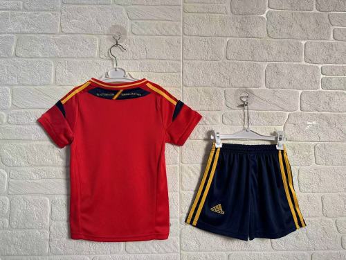 Spain Home Retro Kids Suit 2011/12