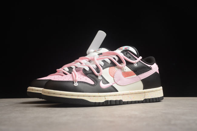 SB DUNK LOW MULTI-COLOR SWOOSH PINK FD4623 131