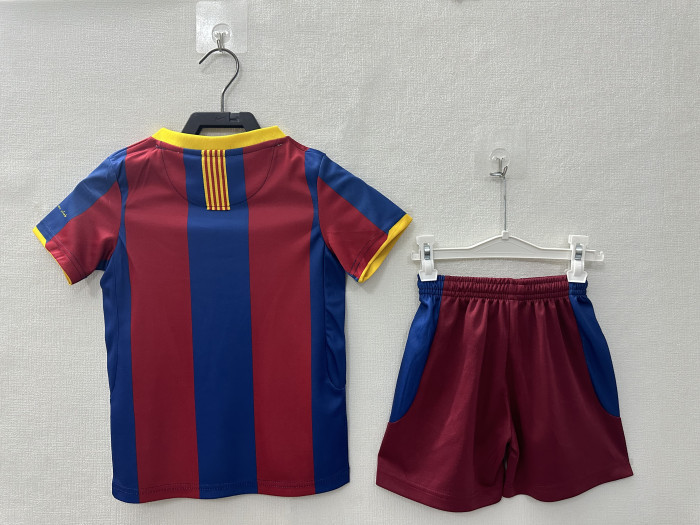 Barcelona Home Retro Kids Jersey 2010/11