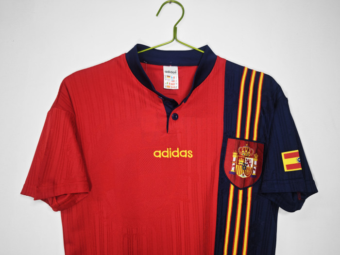 Spain Home Retro Jersey 1996