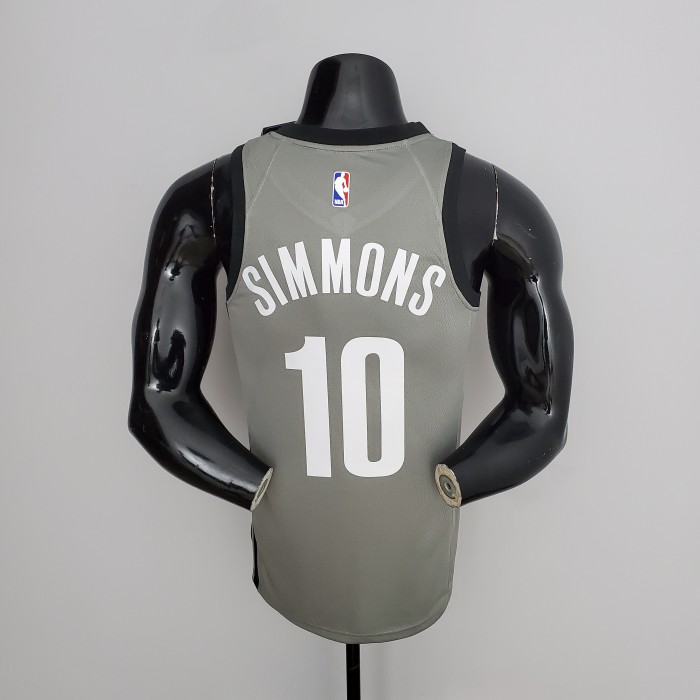 Ben Simmons Brooklyn Nets Flying Man Swingman Jersey Gray