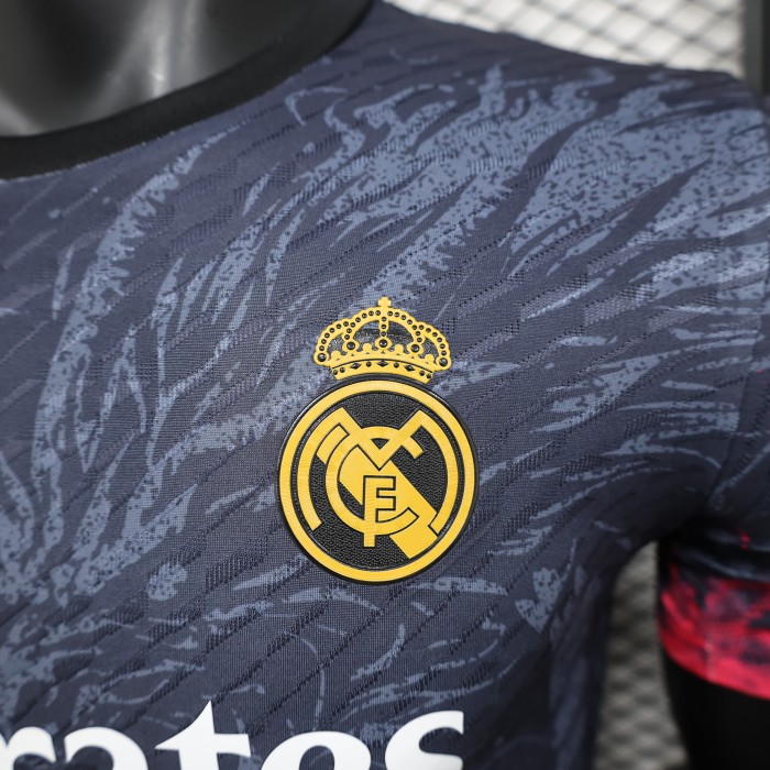 Real Madrid Red Dragon Pattern Player Jersey 25/26