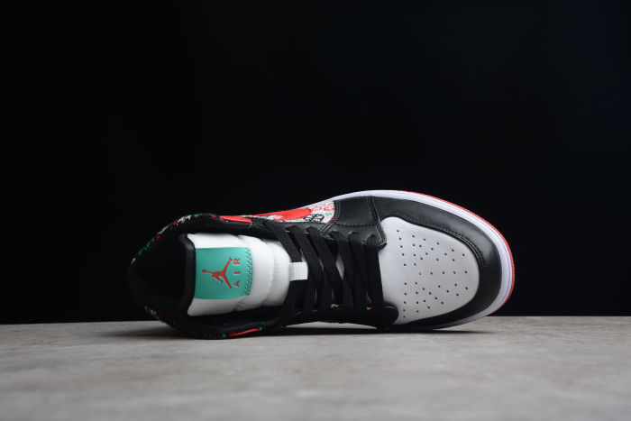 Air Jordan 1 Mid Ugly Christmas Sweater