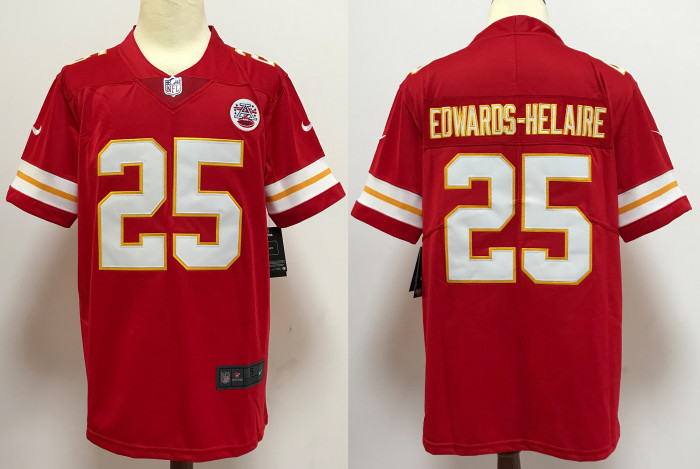Kansas City Chiefs Jersey Red NO.25 EDWARDS-HELAIRE