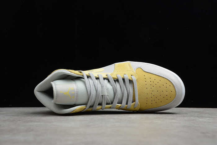 Air Jordan 1 Mid Mixed Textures Yellow DA4666-001
