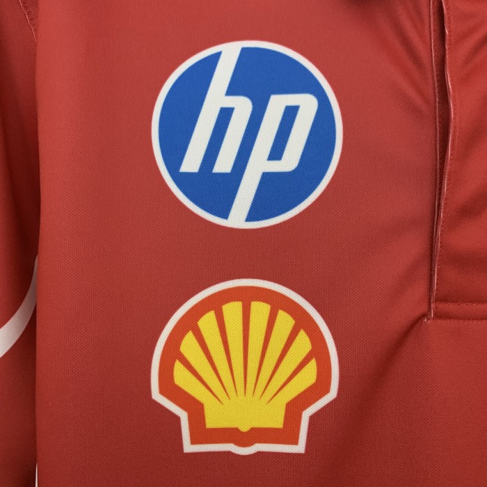 Scuderia Ferrari HP 2025 Team Polo Shirt Red NO Number