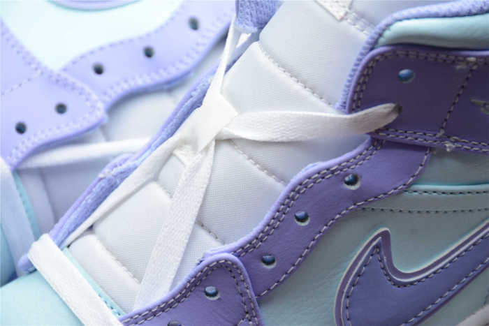 Air Jordan 1 Mid Purple Aqua 554724-500