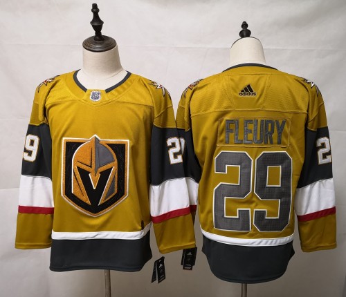 Vegas Golden Knights Home Jersey Yellow NO.29 FLEURY