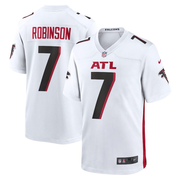 Atlanta Falcons Jersey White NO.7 ROBINSON