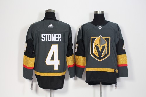 Vegas Golden Knights Home Jersey Grey NO.4 STONER