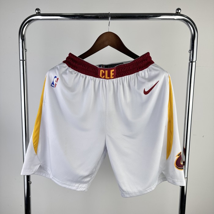 Cleveland Cavaliers White Basketball Shorts Association Issue 2021