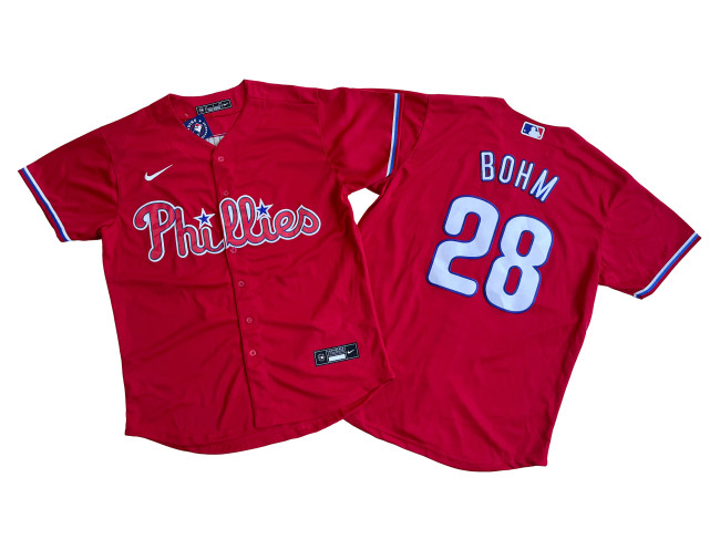 Philadelphia Phillies Limited Jersey Red Fan Version NO.28 BOHM