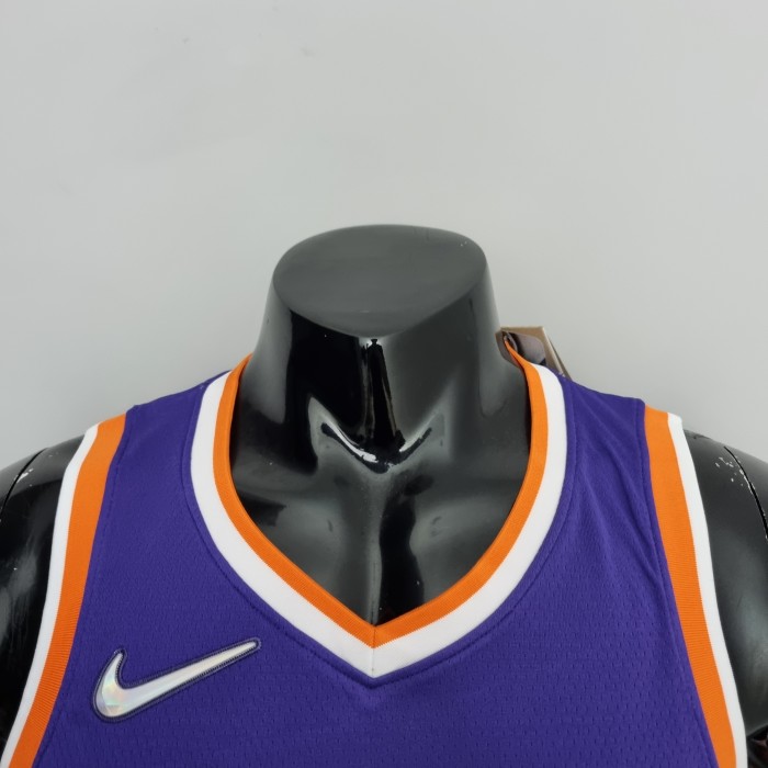 Devin Booker Phoenix Suns 75th Anniversary Swingman Jersey Purple