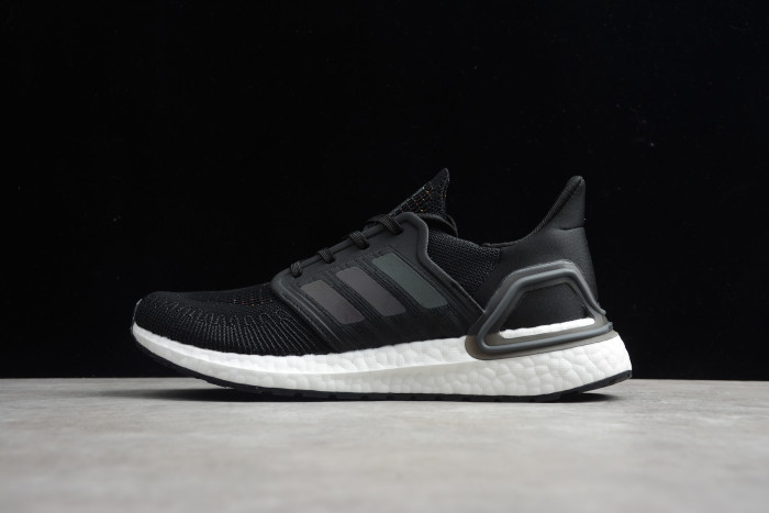 Ultra Boost 20 black and white running shoes EG4367
