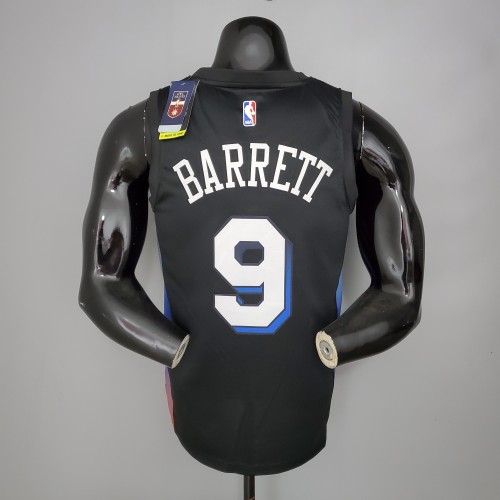 RJ Barrett New York Knicks City Edition Swingman Jersey Black