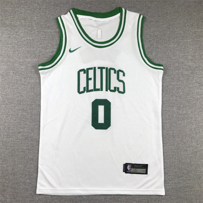 Boston Celtics KIds Jersey White Classics Edition 85/86 NO.0 TATUM