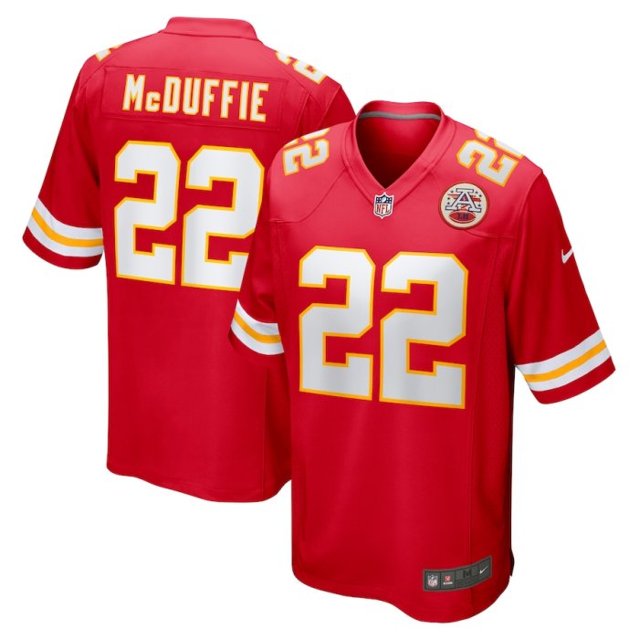 Kansas City Chiefs Jersey Red NO.22 McDUFFIE