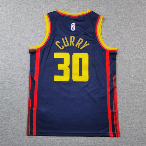 Golden State Warriors  Kids Jersey City Edition 24/25 NO.30 CURRY