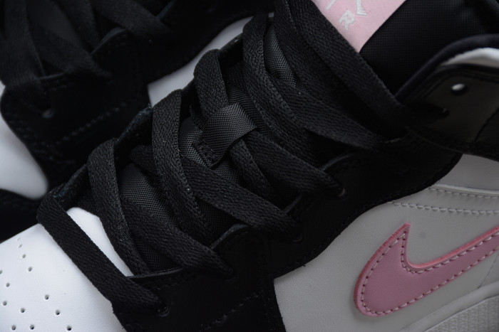 Air Jordan 1 Mid GS White Arctic Pink 555112-103