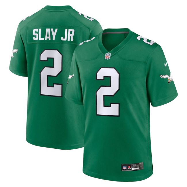 Philadelphia Eagles Retro Edition Grass Green 2023 NO.2 SLAY JR