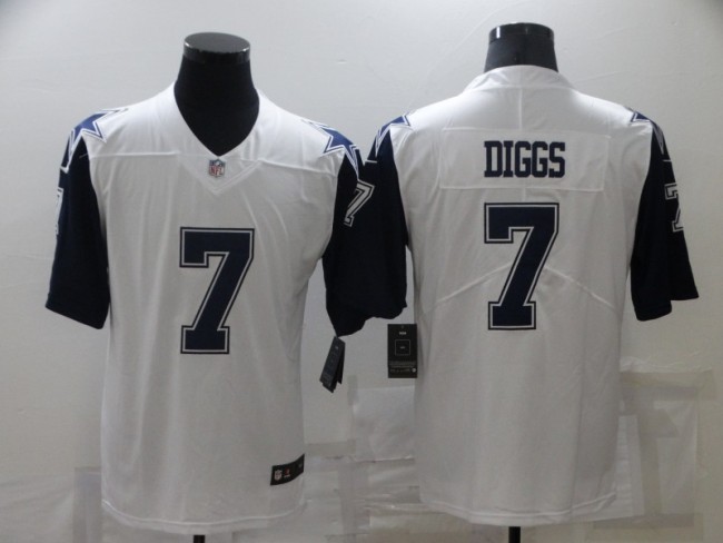 Dallas Cowboys Jersey White NO.7 DIGGS