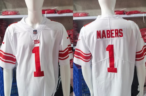 New York Giants Jersey White NO.1 NABERS