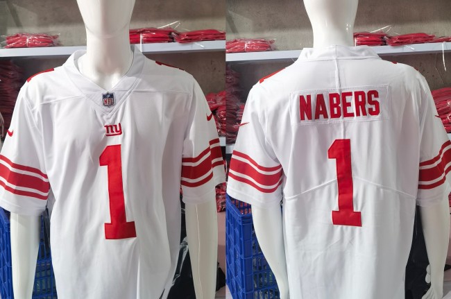 New York Giants Jersey White NO.1 NABERS