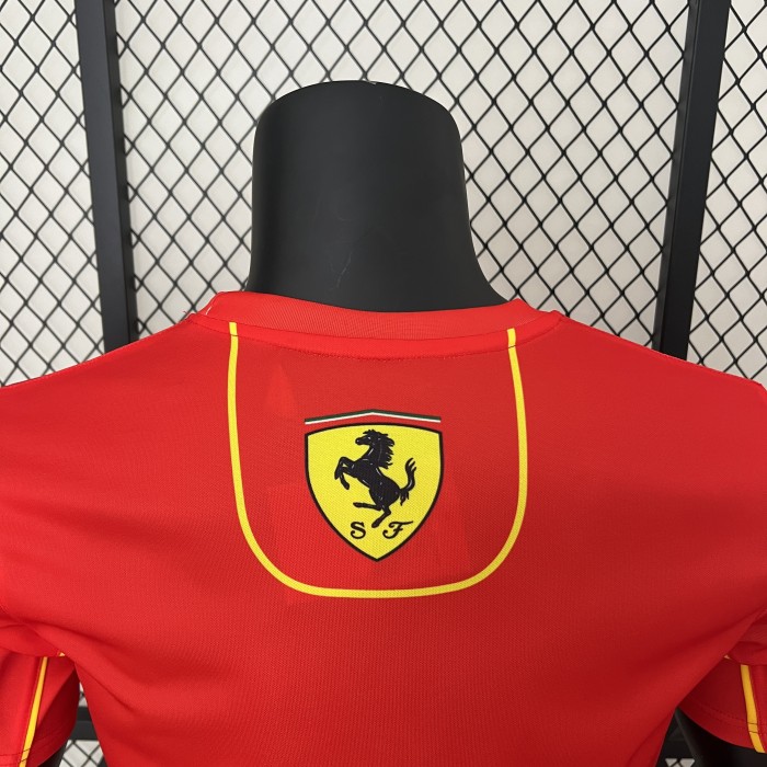 2024 Ferrari Racing T-Shirt Red NO.55