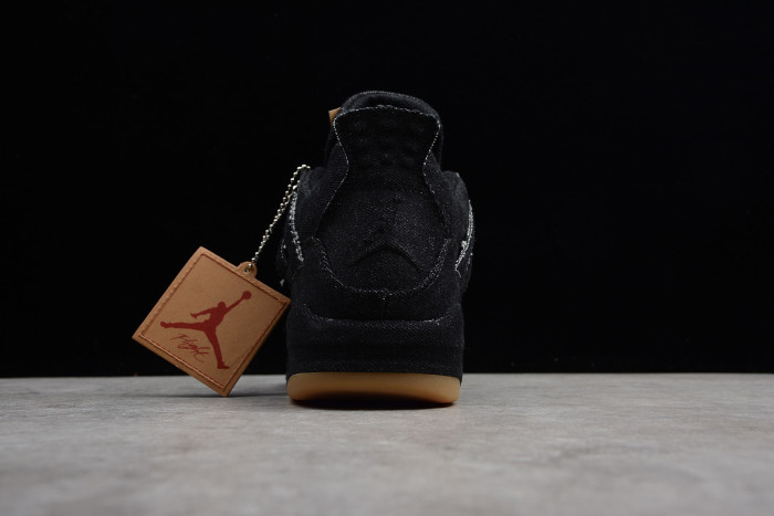 Levi's x Air Jordan 4 “Black” AO2571-001
