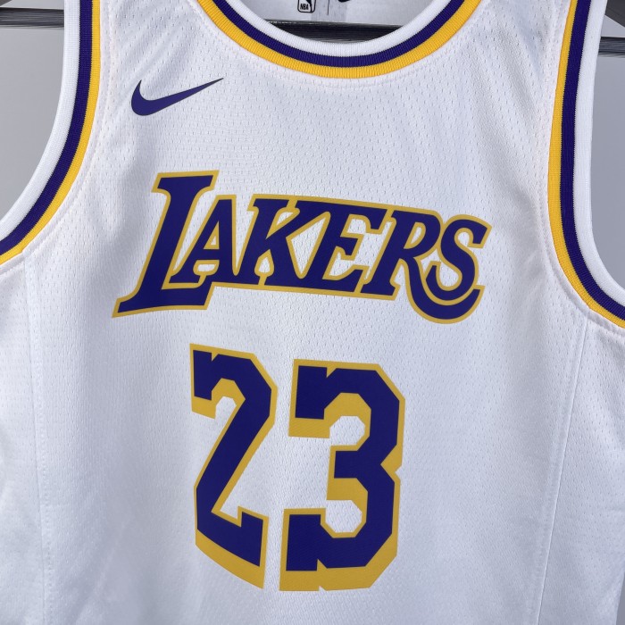 Los Angeles Lakers Kids Jersey White Icon Edition 22/23 NO.23 JAMES