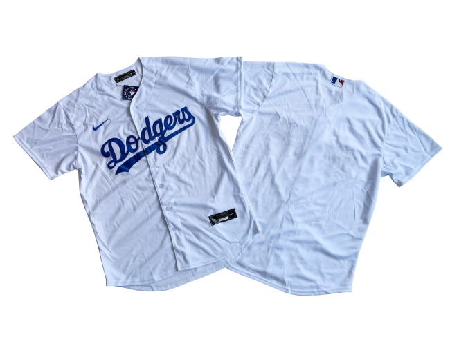 Los Angeles Dodgers Jersey White Fan Version NO Number