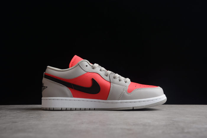Air Jordan 1 Low Light Iron Ore Siren Red DC0774-060