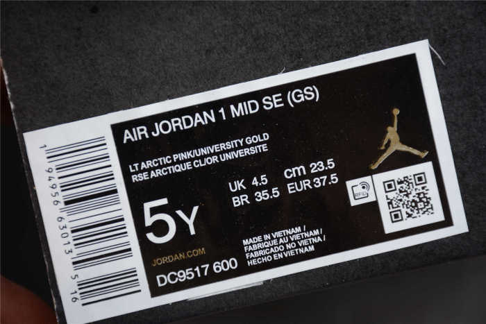 Air Jordan 1 Mid SE GS 'Arctic Pink' DC9517-600