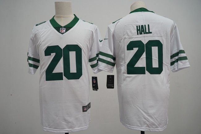 New York Jets Jersey White 2024 NO.20 HALL