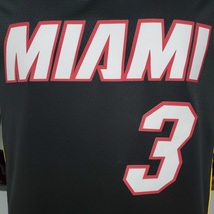 Dwyane Wade Miami Heat Swingman Jersey Black