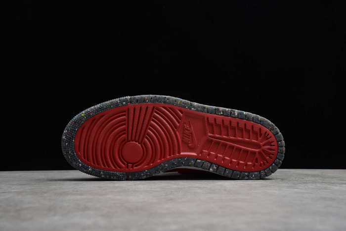 Air Jordan 1 Zoom Air CMFT Crater Gym Red Black White Suede CT0978-600