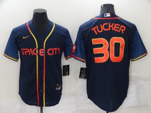 Houston Astros Limited Jersey Blue Fan Version NO.30 TUCKER