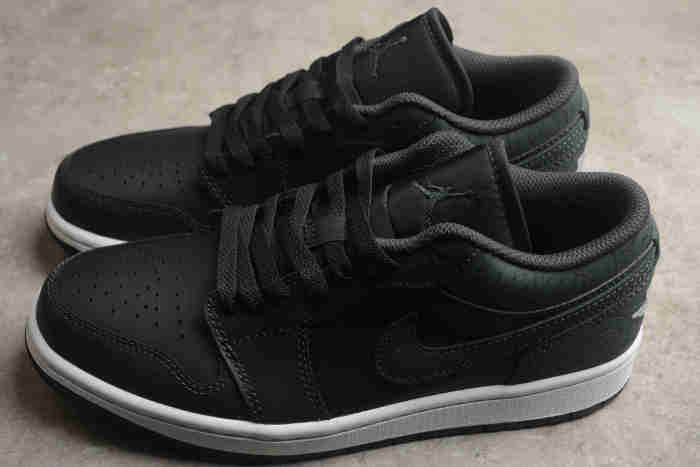 Air Jordan 1 Low Black Elephant White FB9907-001