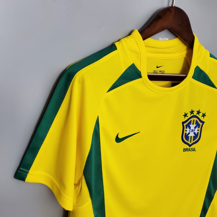 Brazil Home Retro Jersey 2002
